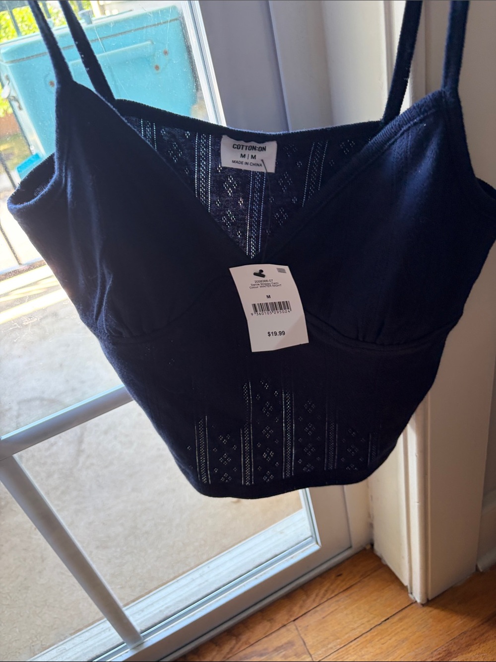 Cotton On Black Knit Bralette Cami
